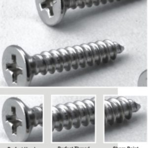 10. S.S CSK PHILLIPS HEAD SELF TAPPING SCREWS(SAS)