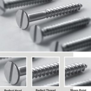 11. S.S CSK SLOTTED HEAD SELF TAPPING SCREWS(SAS)